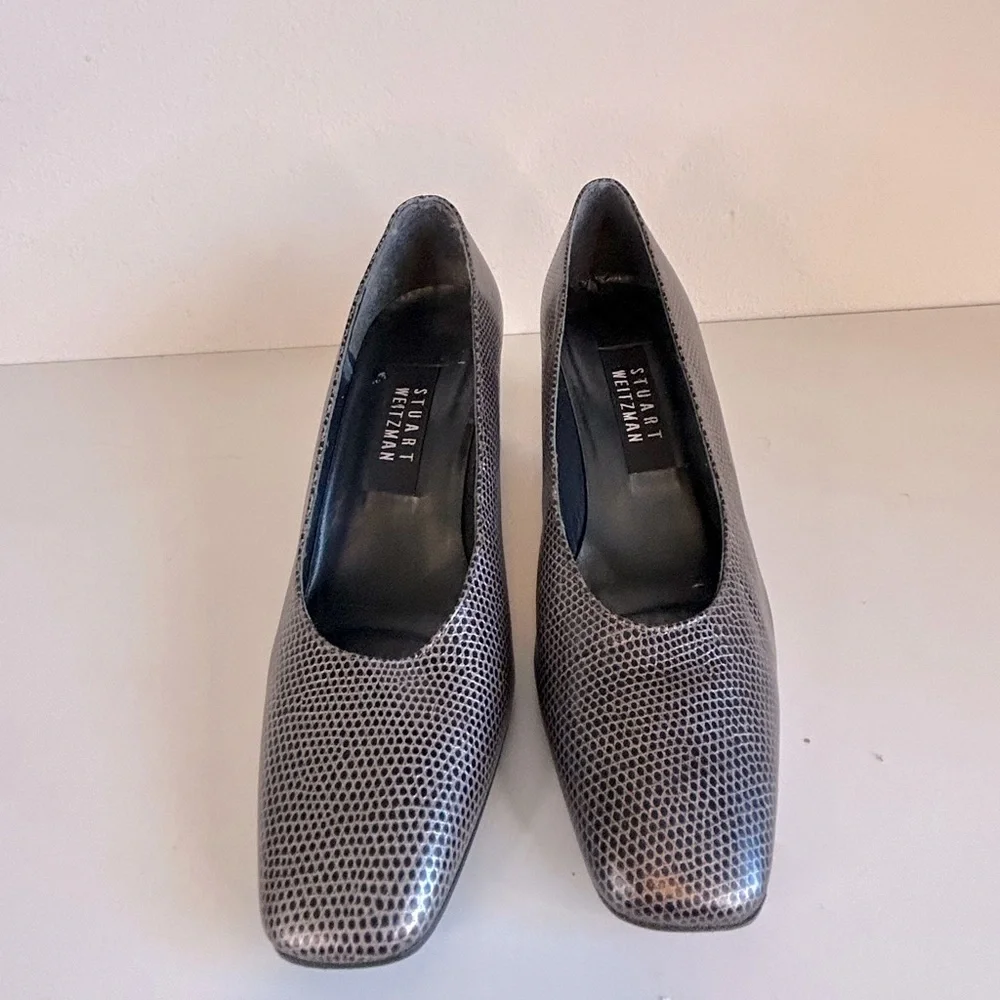 Vintage Metallic Stuart Weitzman Heels